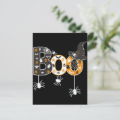 Halloween Greetings Postkarte (Stehend Vorderseite)