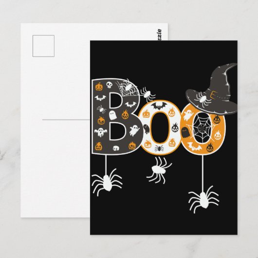 Halloween Greetings Postkarte (Vorne/Hinten)