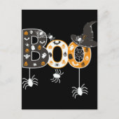 Halloween Greetings Postkarte (Vorderseite)