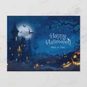 Halloween Greetings Postkarte (Vorderseite)