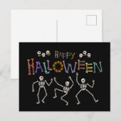 Halloween Greetings Postkarte (Vorne/Hinten)