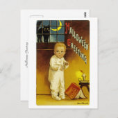 Halloween Greetings Postkarte (Vorne/Hinten)
