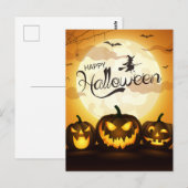 Halloween Greetings Postkarte (Vorne/Hinten)