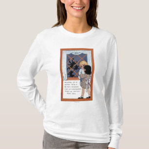 Halloween GreetingSpiders am Fenster T-Shirt