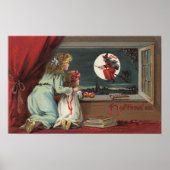 Halloween GreetingWitch from the Window Poster (Vorne)