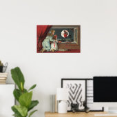 Halloween GreetingWitch from the Window Poster (Heimbüro)