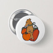 Halloween Greyhound Button (Vorne & Hinten)