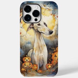 Halloween Greyhound mit Pumpkins Beängstigend Case-Mate iPhone 14 Pro Max Hülle