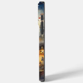 Halloween Greyhound mit Pumpkins Beängstigend Case-Mate iPhone Hülle (Rückseite / Links)