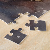 Halloween Greyhound mit Pumpkins Beängstigend Puzzle (Seite)