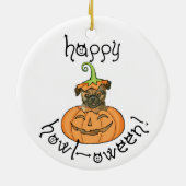 Halloween Griffon Keramik Ornament (Hinten)