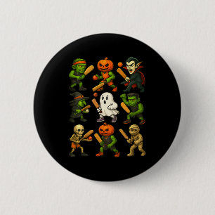 Halloween Grille Gespenst Vampir Skelett Gruselig Button