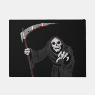 Halloween Grim Sensenmann Door Mat Fußmatte