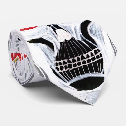 HALLOWEEN GRIM SENSENMANN GHOST Krawatte (Gerollt)
