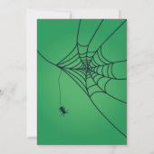 Halloween Grim Sensenmann Green Party Friedhof Einladung (Rückseite)