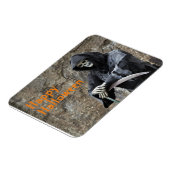 Halloween Grim Sensenmann individuell anpassbar Magnet (Linke Seite)