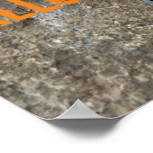 Halloween Grim Sensenmann individuell anpassbar Poster (Ecke)