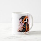 Halloween Grim Sensenmann Kaffeetasse (VorderseiteRechts)