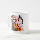 Halloween Grim Sensenmann Kaffeetasse (Vorderseite Links)