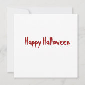 Halloween Grim Sensenmann Spuk House Karte (Rückseite)