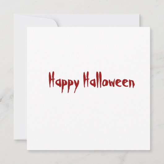 Halloween Grim Sensenmann Spuk House Karte (Rückseite)