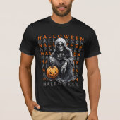 Halloween Grim Sensenmann T-Shirt (Vorderseite)