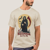 Halloween Grim Sensenmann T-Shirt (Vorderseite)