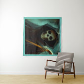 Halloween - Grimischer Sensenmann 1 Wandteppich (Beispiel (Horizontal))