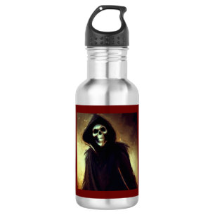 Halloween - Grimischer Sensenmann 2 Edelstahlflasche