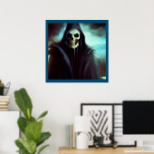 Halloween - Grimischer Sensenmann 3 Poster (Heimbüro)