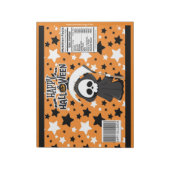 Halloween Grimm Chip Bag Wrappers Gastgeschenke Notizblock (Rotiert)