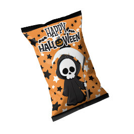 Halloween Grimm Chip Bag Wrappers Gastgeschenke Notizblock