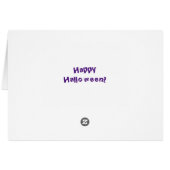 Halloween Grinning Face Kürbislaterne Pumpkin (Rückseite Horizontal)