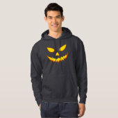 Halloween Grinning Face Kürbislaterne Pumpkin Hoodie (Vorne ganz)
