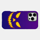 Halloween Grinning Face Kürbislaterne Pumpkin iPhone Hülle (Rückseite (Horizontal))