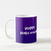 Halloween Grinning Face Kürbislaterne Pumpkin Kaffeetasse (Links)