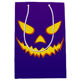 Halloween Grinning Face Kürbislaterne Pumpkin Mittlere Geschenktüte