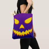 Halloween Grinning Face Kürbislaterne Pumpkin Tasche (Von Nahem)