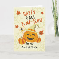 Halloween Grinsen für Tante und Onkel Jack o' Lant