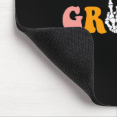 Halloween Groom Bride Skeleton Hand Wedding Bachel Mousepad (Ecke)
