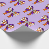 Halloween Groovy boo ghost and skull Geschenkpapier (Ecke)
