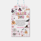 Halloween Groovy Ghost 1. Geburtstag Geschenkanhänger (Vorderseite)