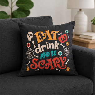 Halloween Groovy Grusel-Saison Grafik-T-Shirt Kissen