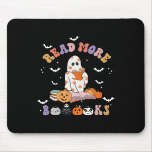 Halloween Groovy Lesen Sie mehr Bücher Niedlich Bo Mousepad