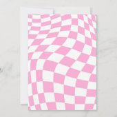 Halloween Groovy Niedlich Ghost 1. Geburtstag Part Einladung (Rückseite)