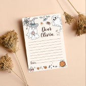 Halloween Groovy Niedlich Ghost Time Kapsel Notiz Dankeskarte