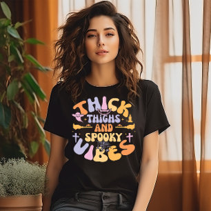 HALLOWEEN GROOVY THIGK THIGHS & SPOOKY VIBES T-Shirt