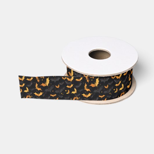 Halloween Grosgrain Ribbon Ripsband (Spule)