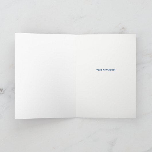 Halloween Große Enkeltochter Hexe und Katze Karte (Innenseite)