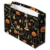 Halloween Große Geschenktüte (Rückseite Schrägansicht)